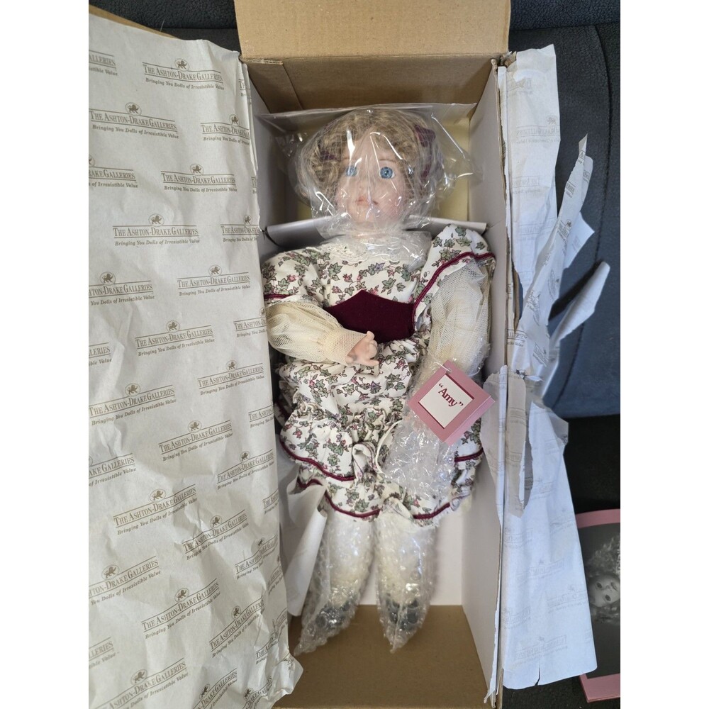 Ashton Drake Galleries Collection Amy Doll Little Women New In Box COA